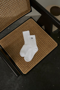 Mid-Rise Organic Cotton Crew Socks